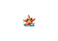 Thumbnail for Cool Starfish Throw Pillow | Cute Sunglasses Beach Sea Star Decorative Pillow | Coastal Kids Gift