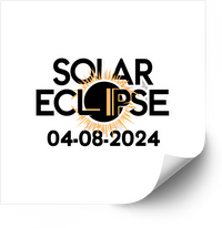 Thumbnail for Solar Eclipse 04-08-2024 Vintage Astronomy Event Commemorative Vinyl Sticker Decal
