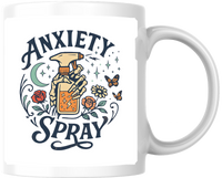 Thumbnail for Anxiety Spray Mug | Funny Mental Health Coffee Mug | Self Care Witchy Gift