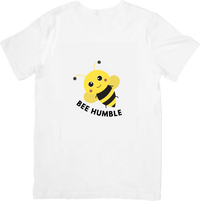 Thumbnail for Bee Humble Kawaii Cute Funny Inspirational Graphic Tee for Nature Lovers
