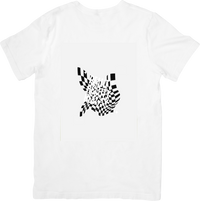 Thumbnail for Distorted Butterfly Abstract Optical Illusion Graphic Tee for Visual Art Gift