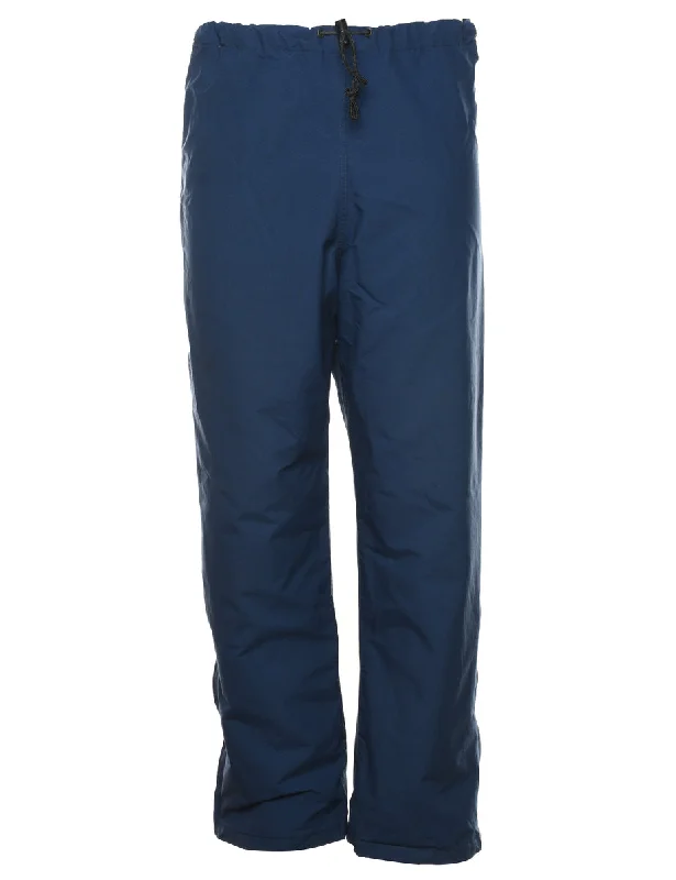 stylish lightweight coatNavy Nylon Waterproof Trousers - W32 L29