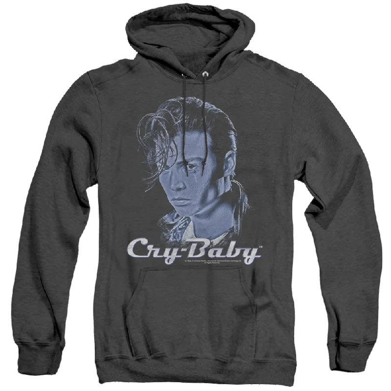 oversized pullover hoodieCry Baby King Cry Baby - Heather Pullover Hoodie