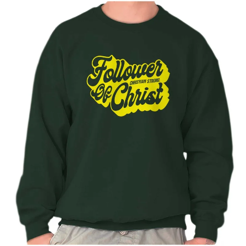 fitness lifestyle hoodieFollower of Christ Crewneck Sweatshirt