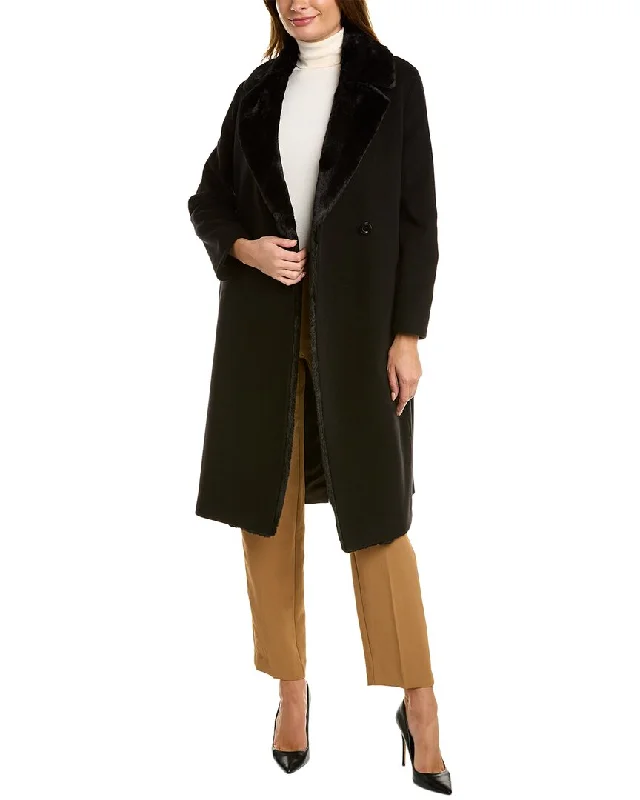 modern outerwearCinzia Rocca Icons Wool & Cashmere-Blend Coat