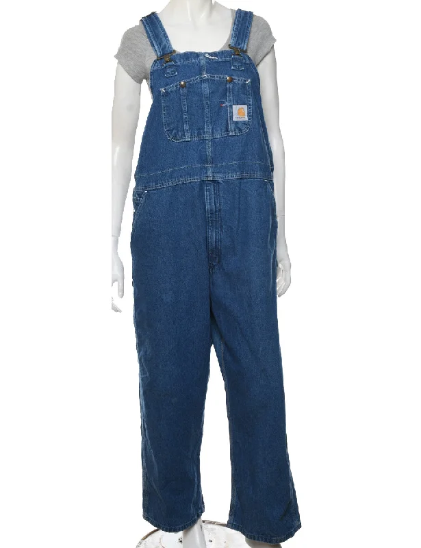 trendy jacketCarhartt Medium Wash Classic Workwear Dungarees - W44 L27