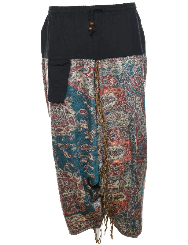 raincoatPaisley Pattern Tapestry Trousers - W23 L22