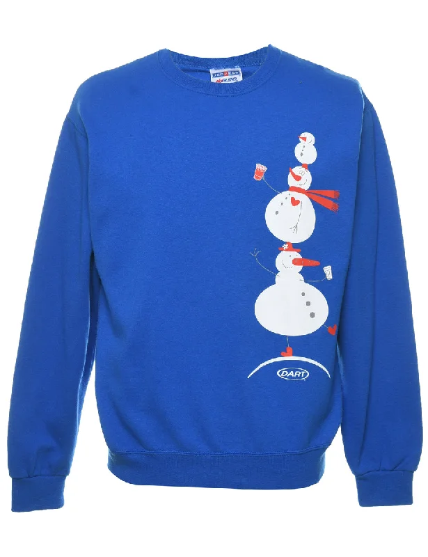 tailored coatSnowman Christmas Sweatshirt - M