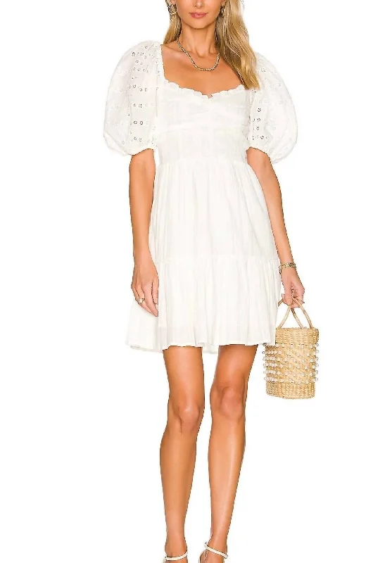 lace dressCella Dress in Eggshell