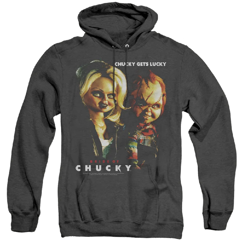 bold hoodie with logoChild's Play Chucky Gets Lucky - Heather Pullover Hoodie