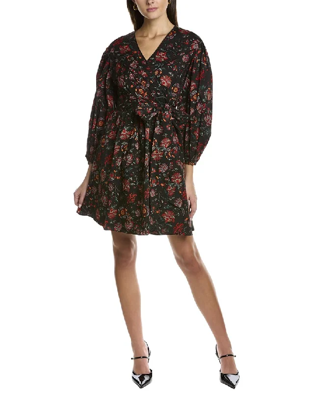 satin dressDiane von Furstenberg Barbe Wrap Dress