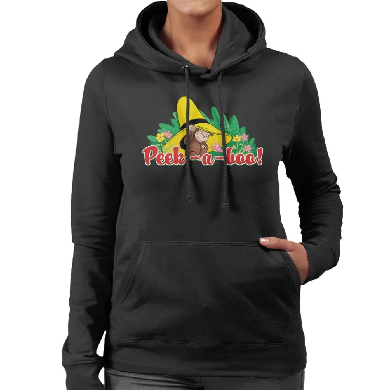 fitted hoodieCurious George Finds A Butterfly Women's Hooded Sweatshirt