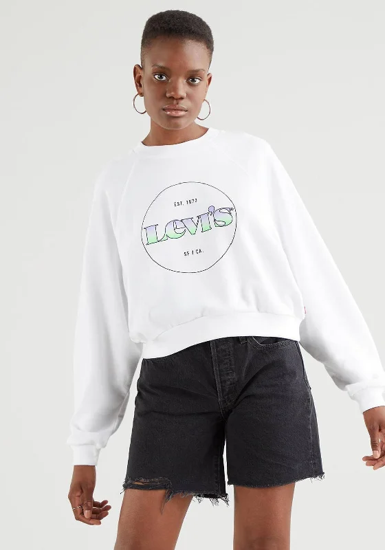 premium hoodieLevis® Ombre Vintage Raglan Crew Sweatshirt, White 0013