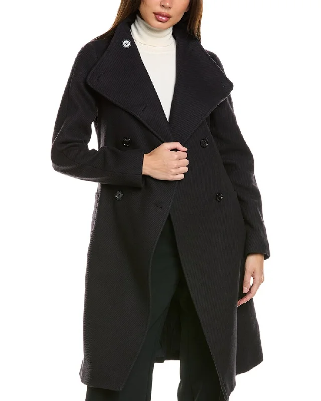 retro coatBoss Hugo Boss Wool-Blend Coat