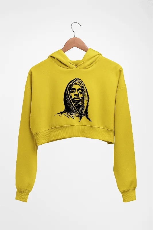 luxe hoodieTupac 2Pac Crop HOODIE FOR WOMEN