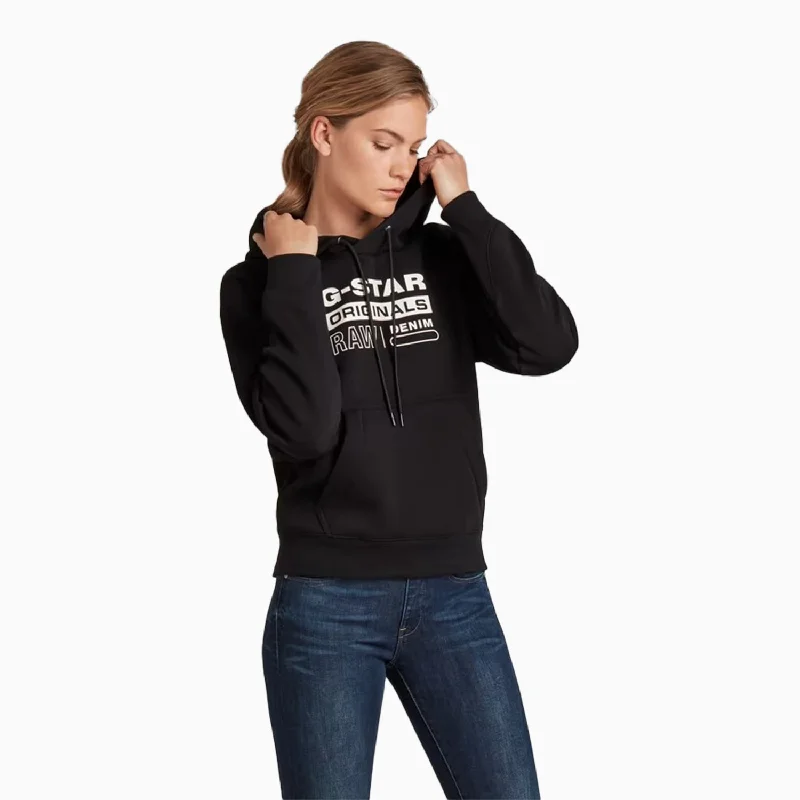 comfortable hoodieWomen's Premium Core Originals Logo Hoodie