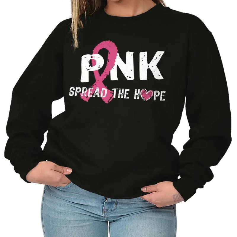 athletic streetwear sweatshirtBreast Cancer Awareness Crewneck Sweatshirt