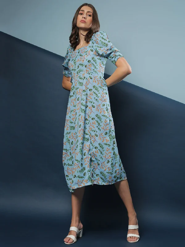 layered dressCampus Sutra Women Floral Design Stylish Casual Dresses