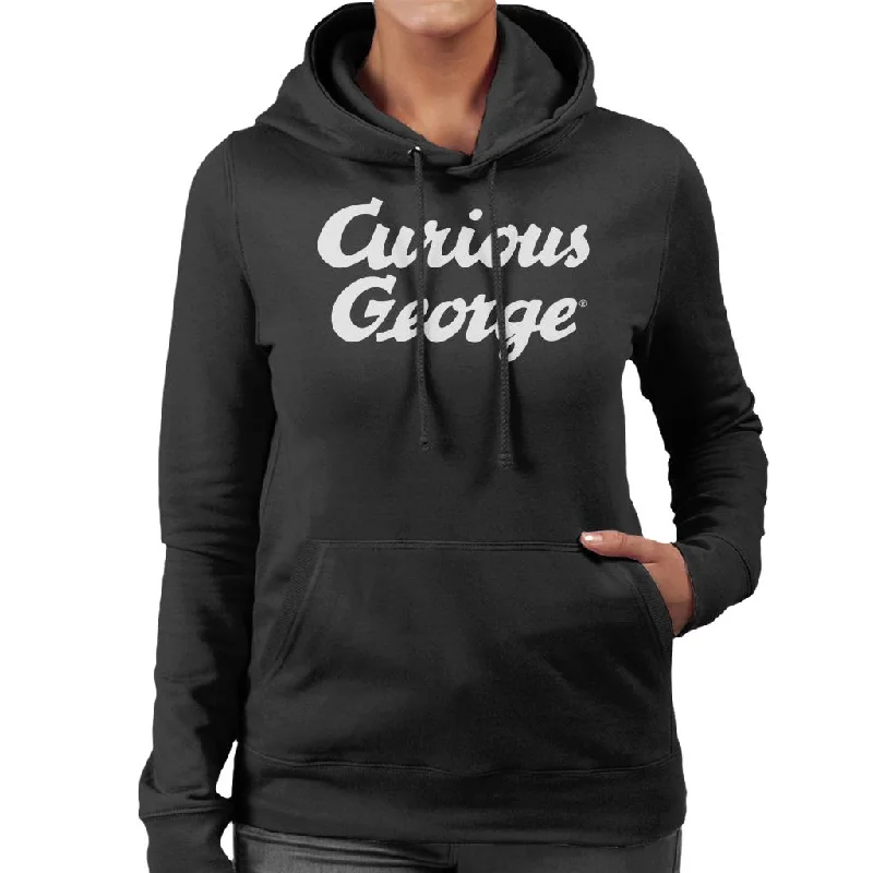 lightweight pullover hoodieCurious George Big Logo Women's Hooded Sweatshirt