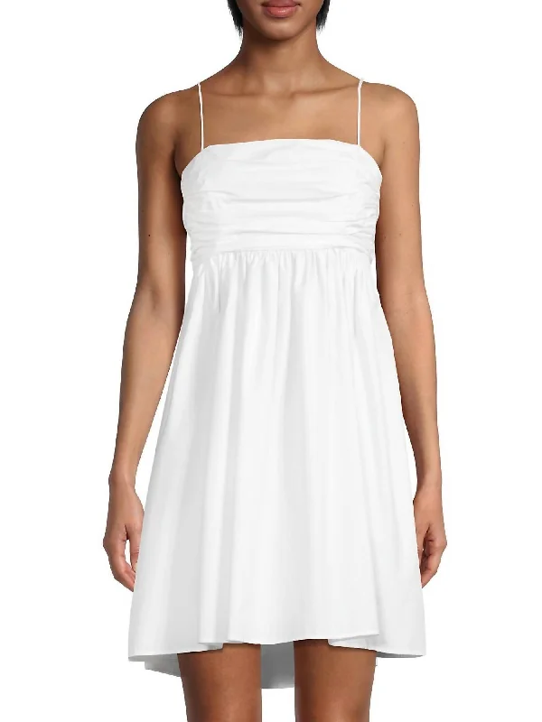 statement dressAva Dress in White