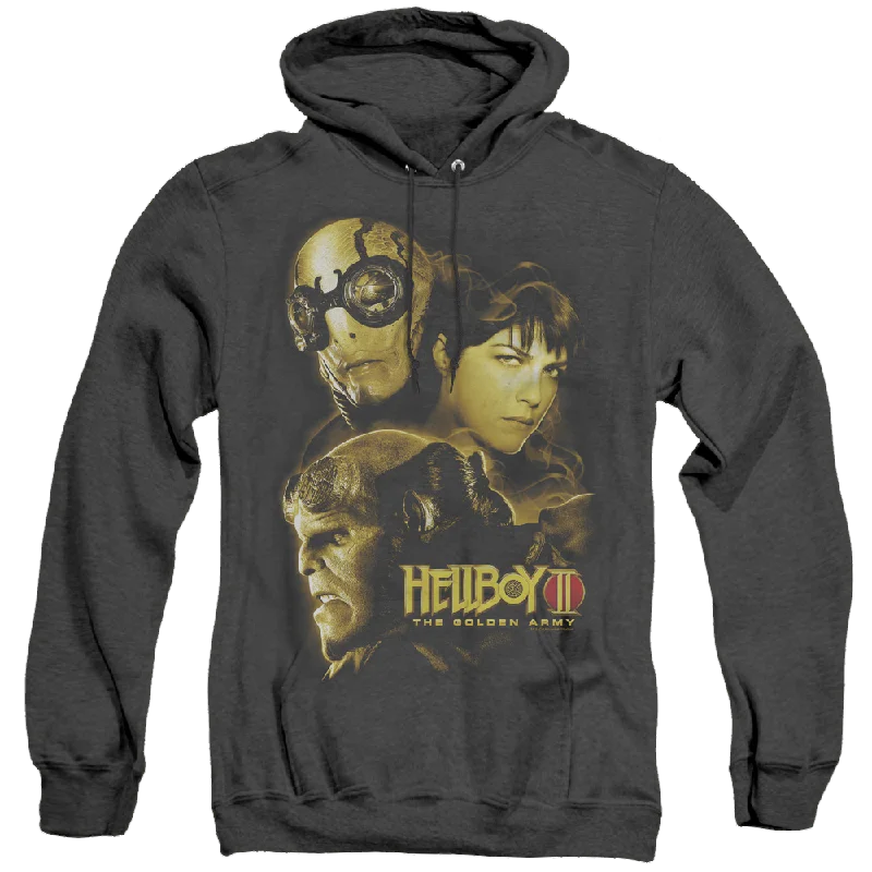 soft sports hoodieHellboy 2 The Golden Army Ungodly Creatures - Heather Pullover Hoodie