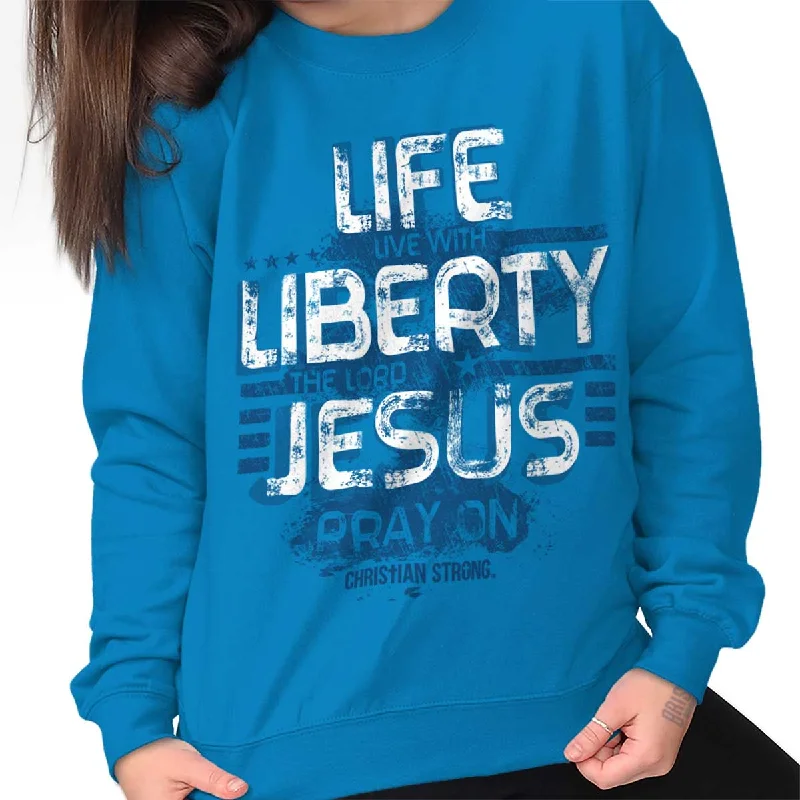 vibrant athletic hoodieLive Liberty Crewneck Sweatshirt