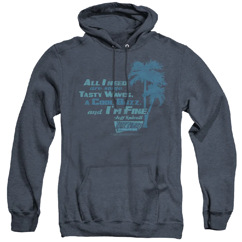 cool graphic hoodieFast Times at Ridgemont High All I Need - Heather Pullover Hoodie