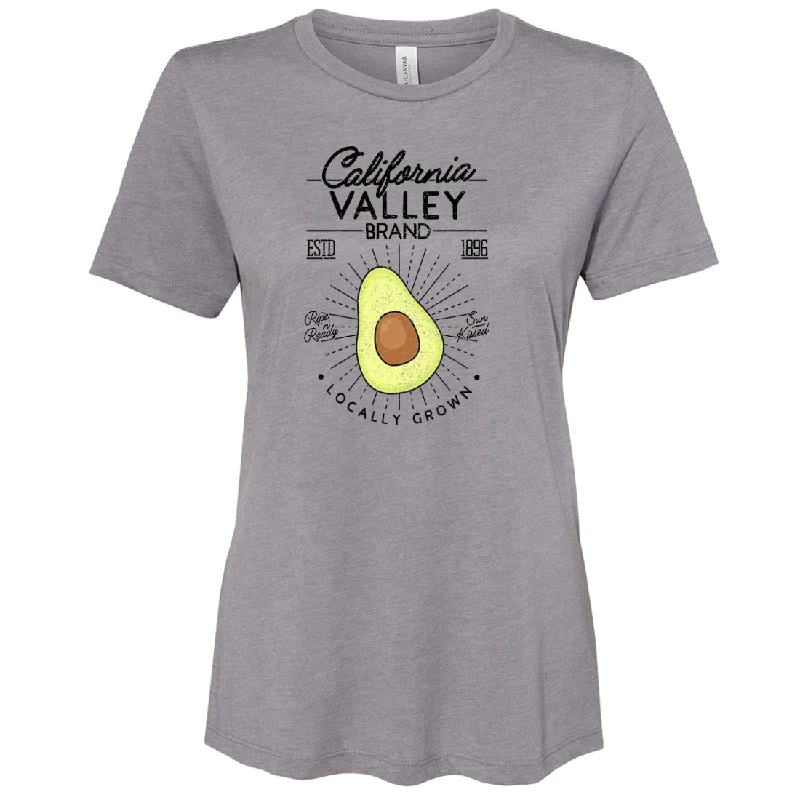 athletic streetwear sweatshirtCalifornia Grown Avocado Women's Relaxed Jersey Tee