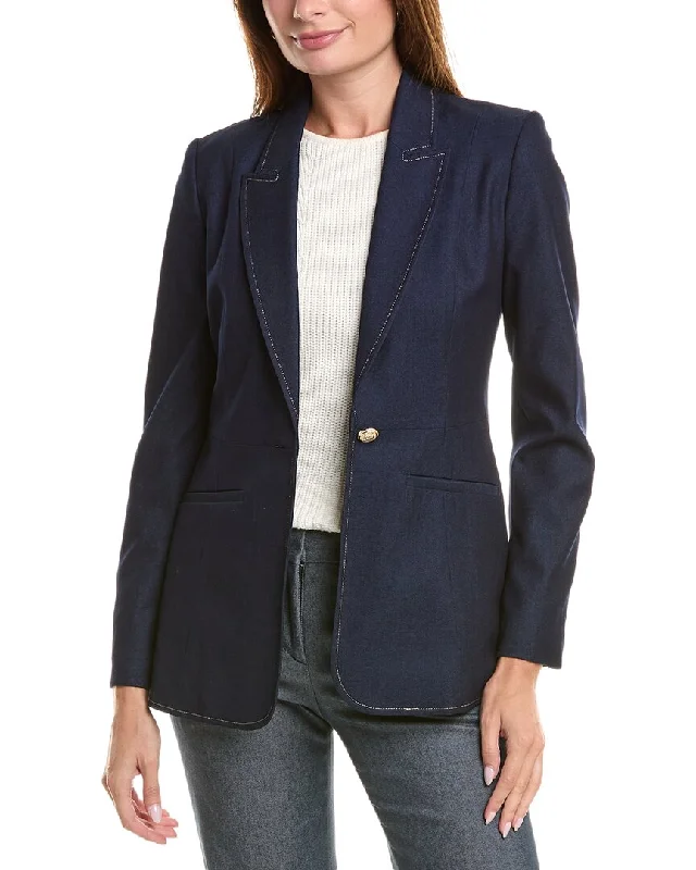 cold weather coatElie Tahari Denim Jacket