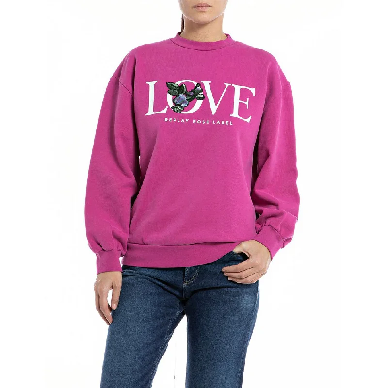 activewear hoodieReplay W3616C S Shirt 106 Pink