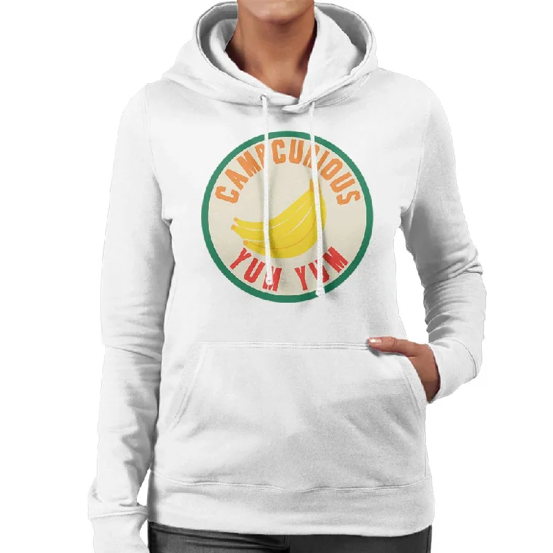 fashion casual hoodieCurious George Camp Curious Yum Yum Women's Hooded Sweatshirt