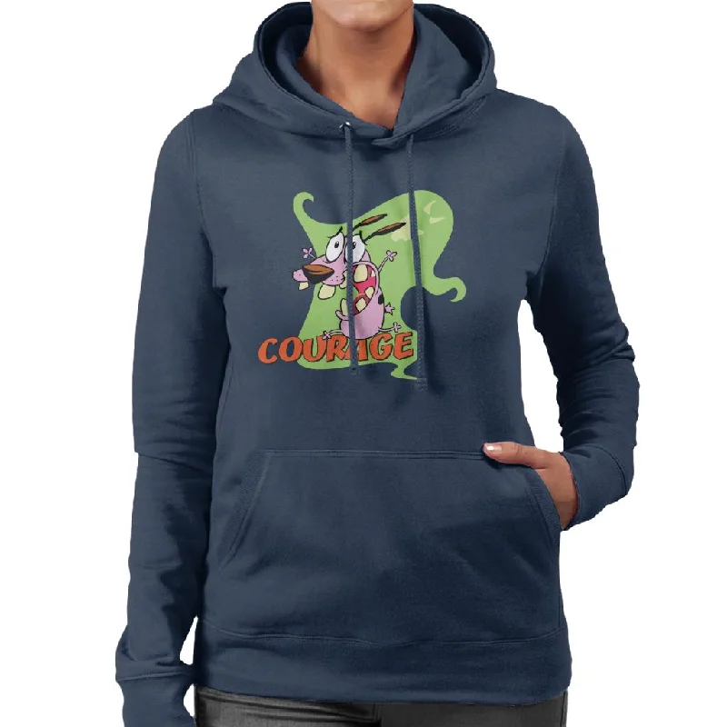 lightweight hooded sweatshirtCourage The Cowardly Dog Halloween Scream Women's Hooded Sweatshirt