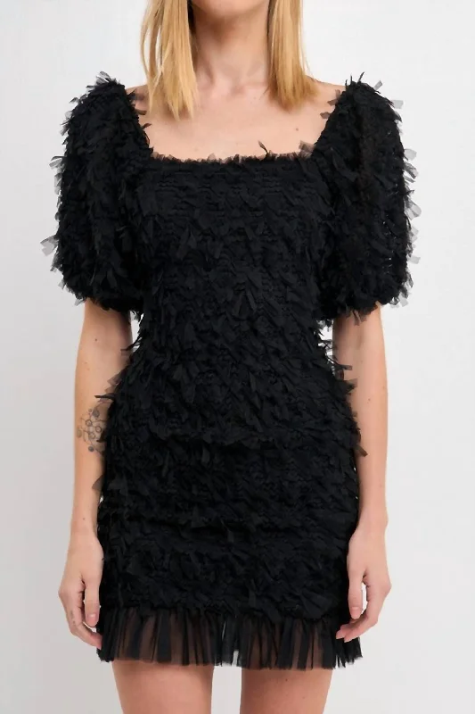 knit dressNever Dreamed Dress In Black