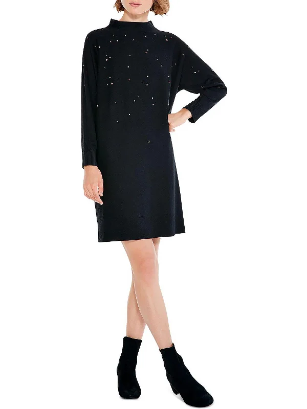 trendy wrap dressTwinkle Womens Embellished Mini Sweaterdress