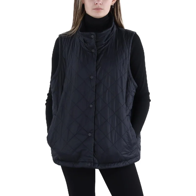 high-fashion coatWomens Reversible Quilted Outerwear Vest