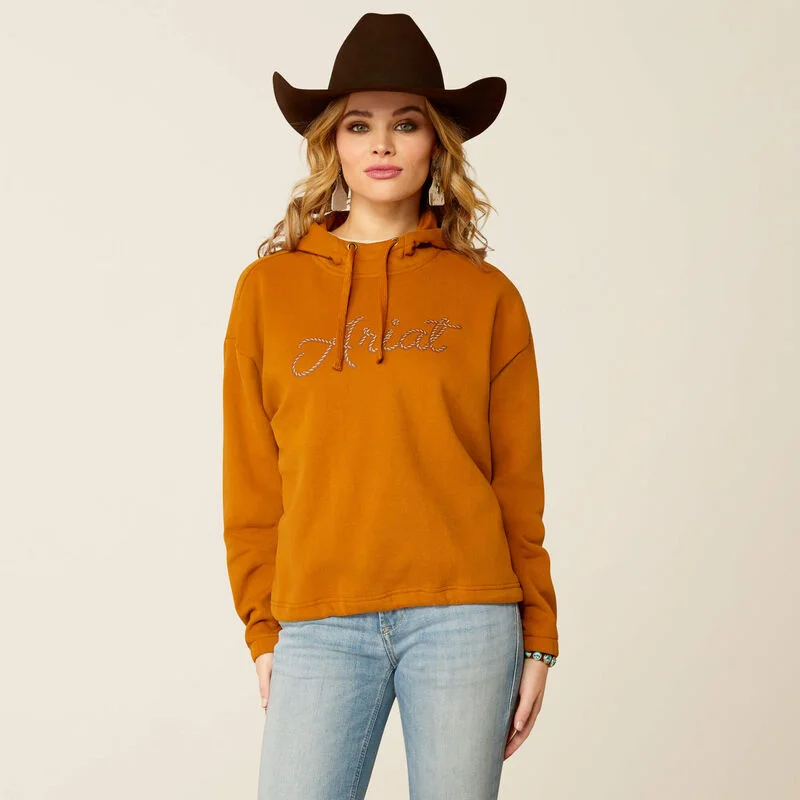 lightweight winter coatWomen's Ariat Essential Hoodie - Roasted Pecan