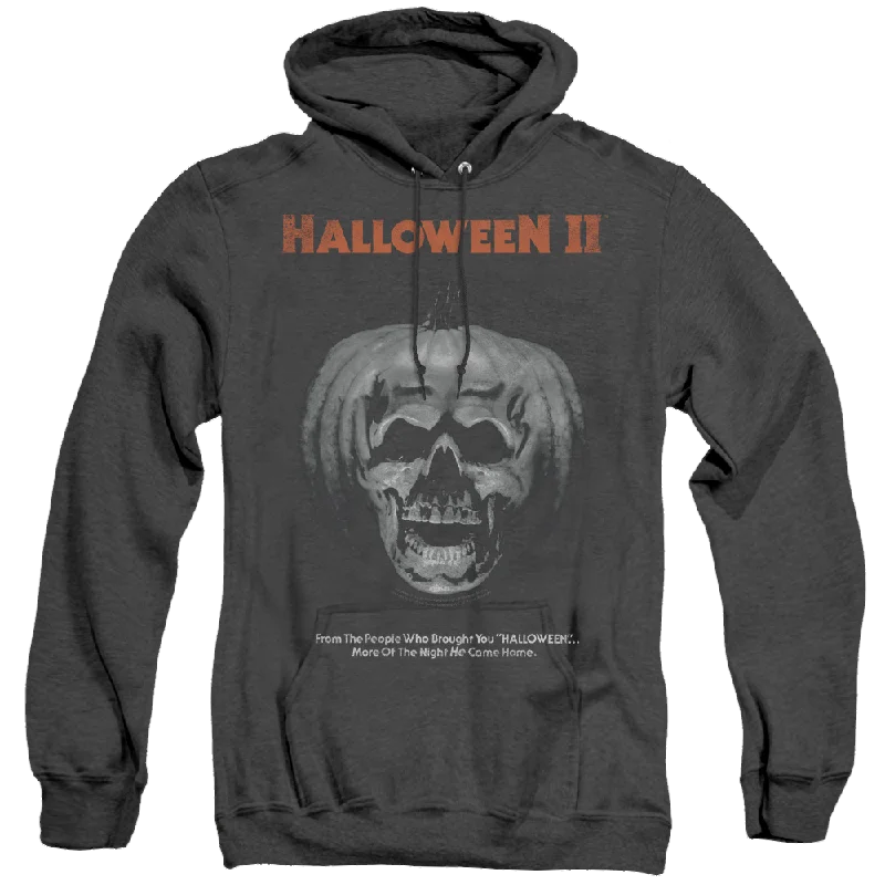 graphic hooded sweatshirtHalloween 2 Pumpkin Poster - Heather Pullover Hoodie