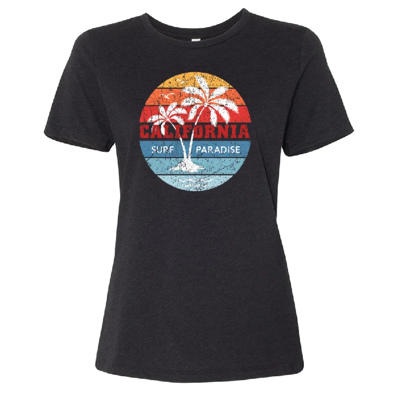 lightweight workout sweatshirtCalifornia Surf Paradise Women's Relaxed Jersey Tee