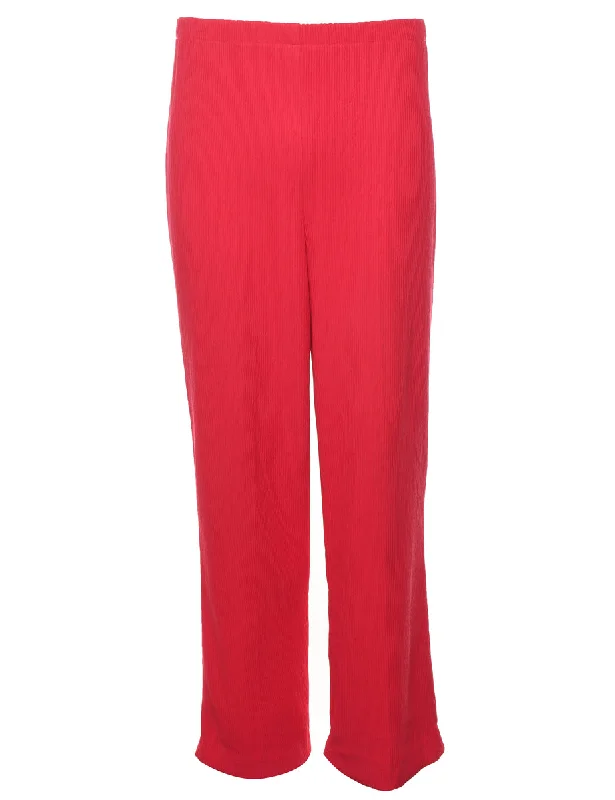 sleek and warm coatHot Pink Elasticated Hot Pink Trousers - W26 L28