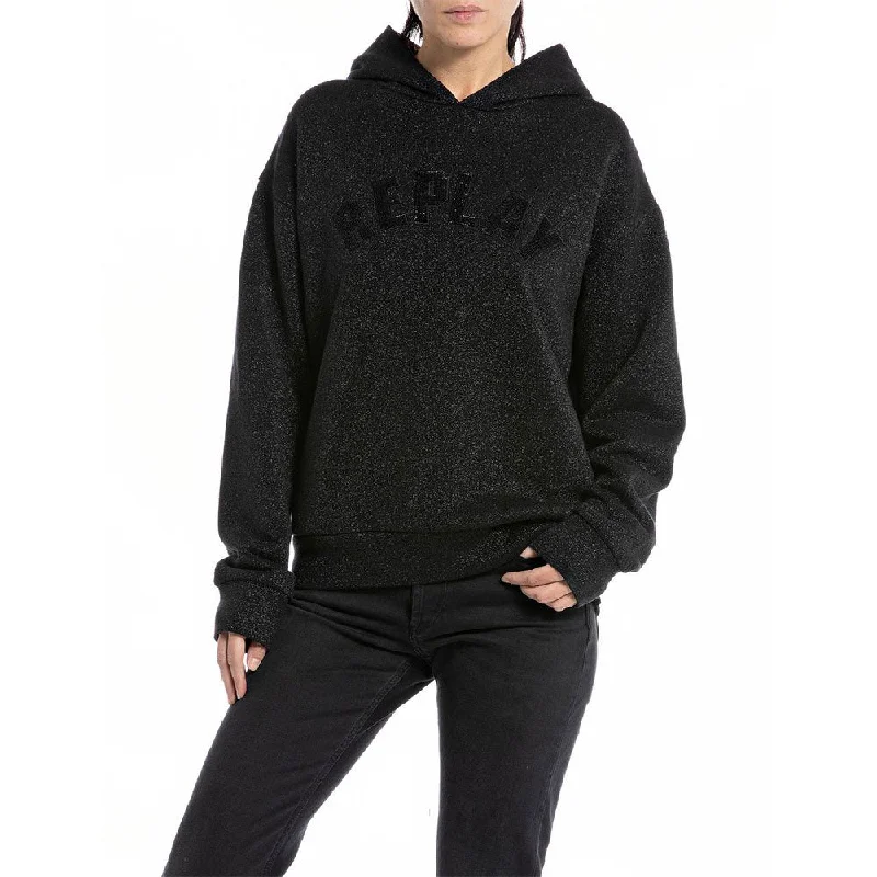 simple hoodieReplay W3637G 22672 L S Top 040 Black