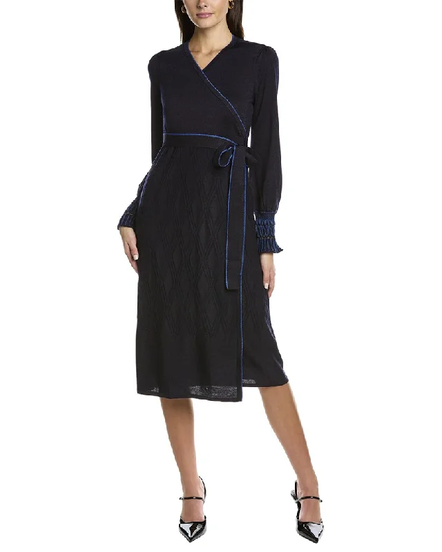 relaxed fit dressDiane von Furstenberg Yolanda Wool-Blend Dress