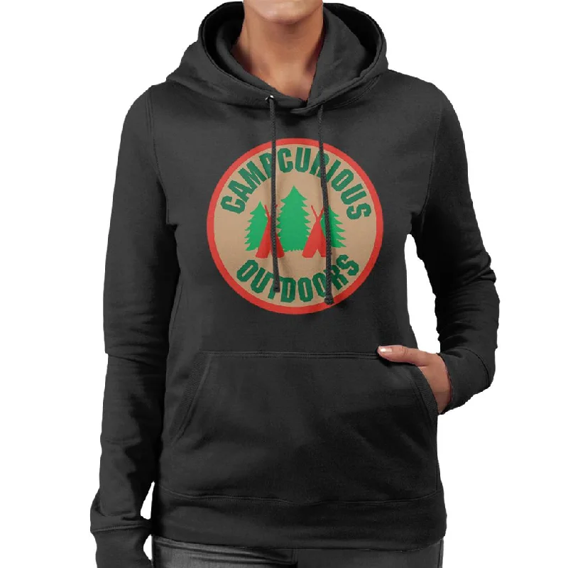 cozy hoodieCurious George Camp Curious Outdoors Women's Hooded Sweatshirt