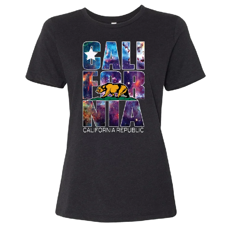 breathable gym hoodieCalifornia Cosmic Retro Women's Relaxed Jersey Tee