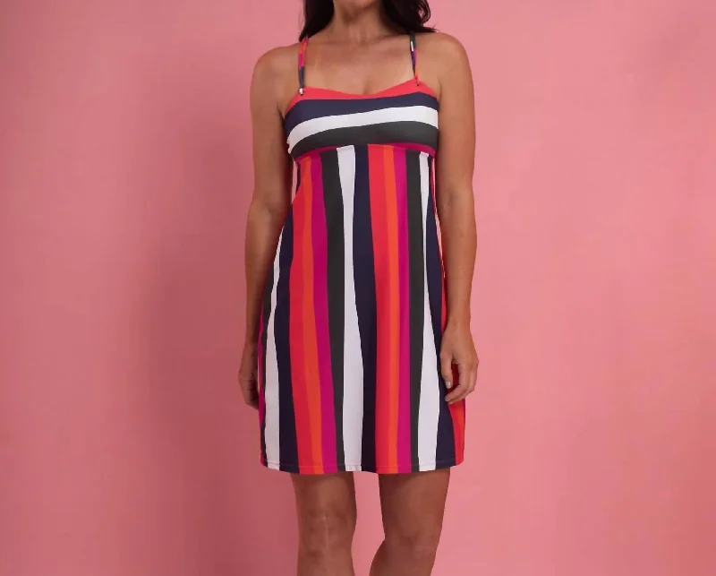 shift dressOdessa Swim Dress In Prism Stripe