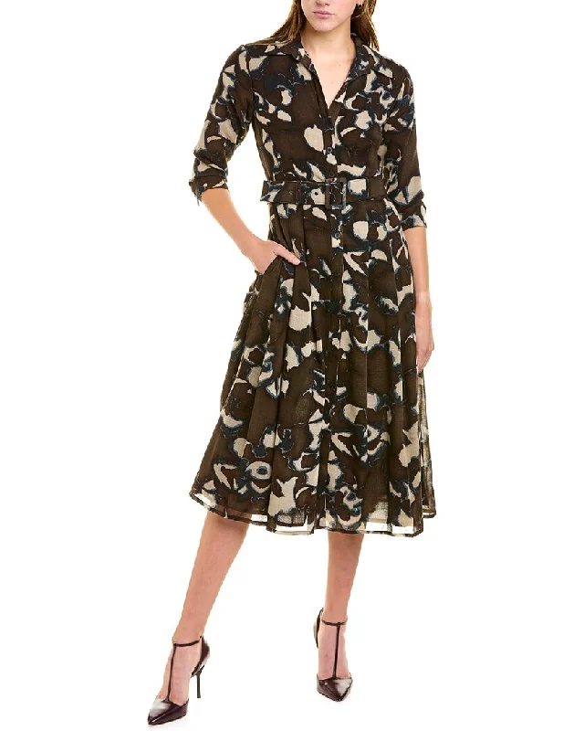 satin dressSamantha Sung Patricia Wool Shirtdress