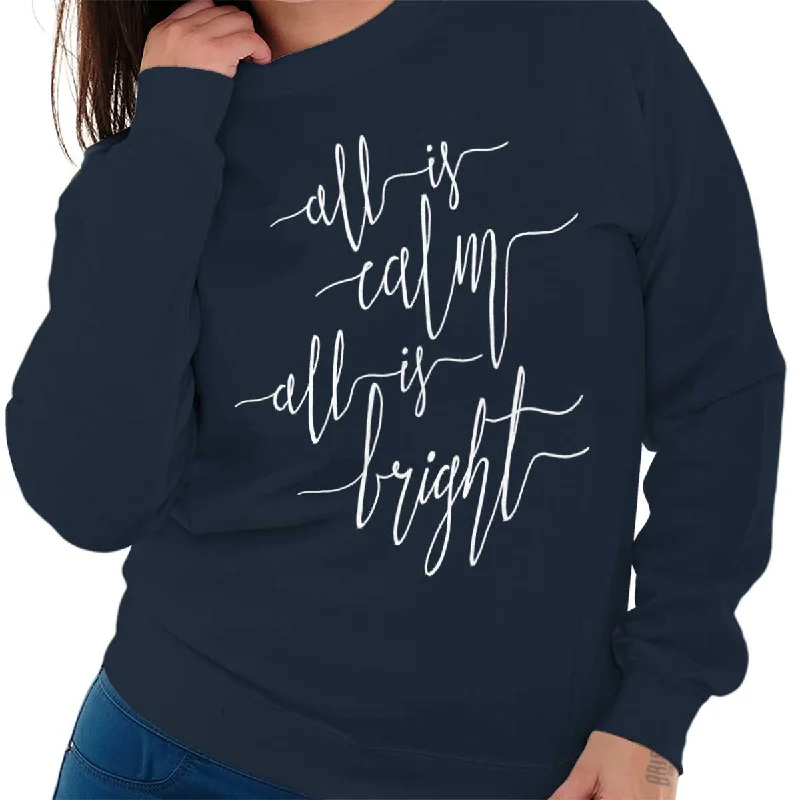 fitted workout hoodieAll Is Bright Crewneck Sweatshirt