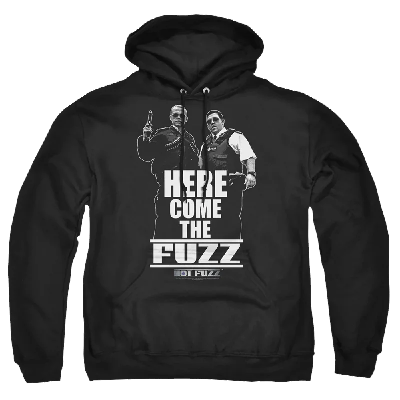 sporty hoodieHot Fuzz Here Come The Fuzz - Pullover Hoodie