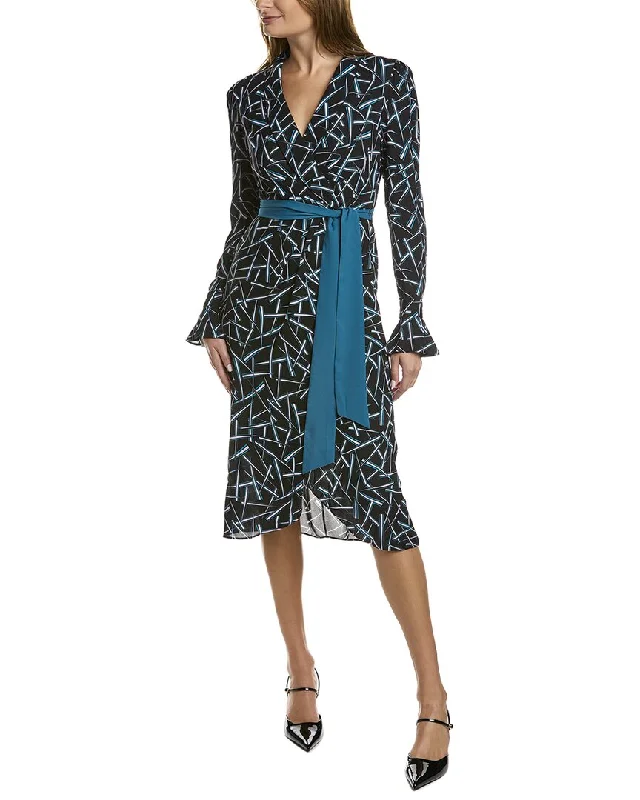 v-neck dressDiane von Furstenberg Drusilla Midi Dress