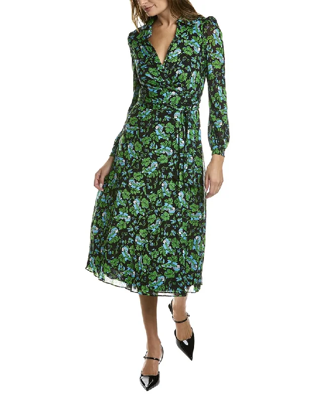 playful dressDiane von Furstenberg New Pheonix Wrap Dress