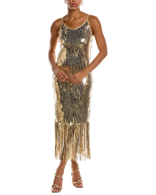 high-waisted dressNanette by Nanette Lepore Deco Sequin Cocktail Dress